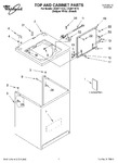 Diagram for 01 - Top And Cabinet, Literature