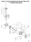 Diagram for 05 - Brake, Clutch, Gearcase, Motor And Pump Parts