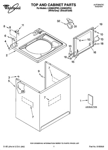 Diagram for LSQ9650PW3