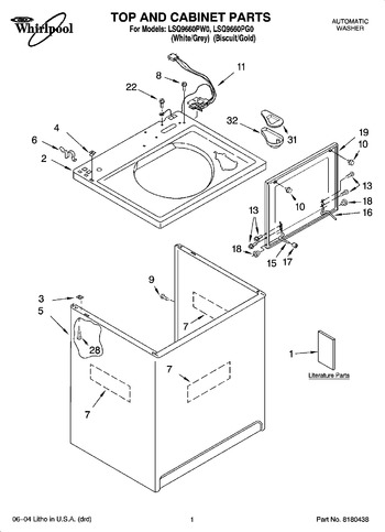 Diagram for LSQ9660PW0