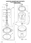 Diagram for 03 - Agitator, Basket And Tub Parts