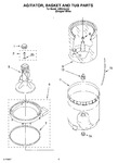 Diagram for 03 - Agitator, Basket And Tub