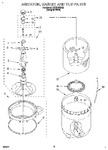 Diagram for 03 - Agitator, Basket And Tub