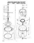 Diagram for 04 - Agitator, Basket And Tub