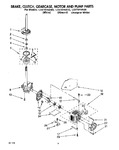 Diagram for 06 - Brake, Clutch, Gearcase, Motor And Pump