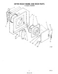 Diagram for 03 - Dryer Front Panel And Door