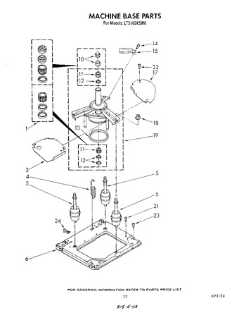 Diagram for LT5100XSW0