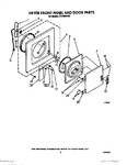 Diagram for 03 - Dryer Front Panel And Door