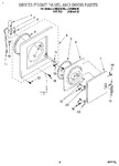 Diagram for 02 - Dryer Front Panel And Door