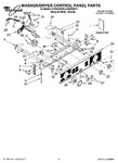 Diagram for 01 - Washer/dryer Control Panel Parts