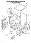 Diagram for 03 - Dryer Cabinet And Motor Parts