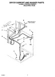 Diagram for 05 - Dryer Support And Washer Parts