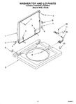 Diagram for 06 - Washer Top And Lid Parts