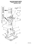 Diagram for 09 - Machine Base Parts