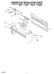 Diagram for 06 - Cabinet And Installation Parts