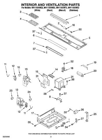 Diagram for MH1150XMB2