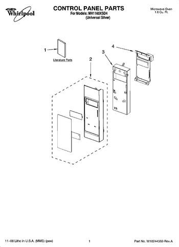 Diagram for MH1160XSD4