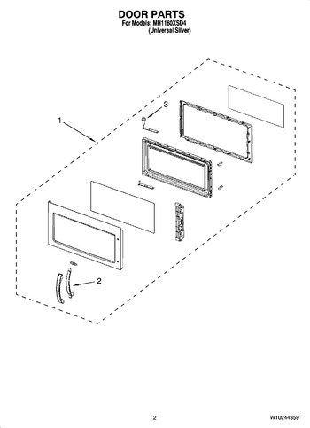 Diagram for MH1160XSD4