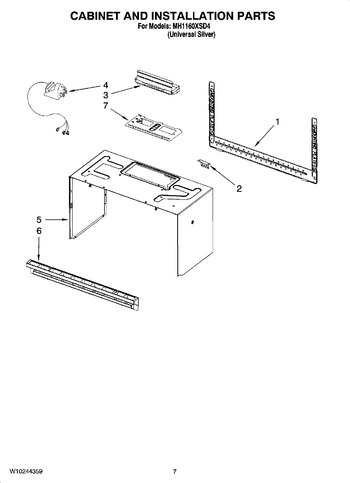 Diagram for MH1160XSD4