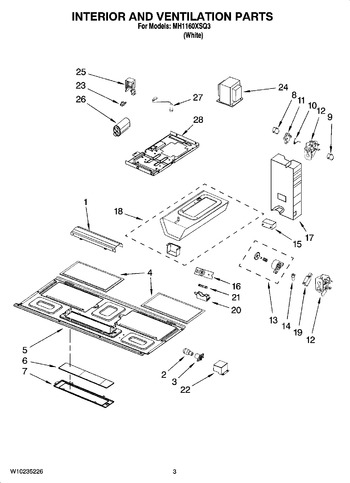 Diagram for MH1160XSQ3