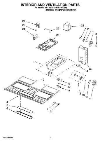 Diagram for MH1160XSS3