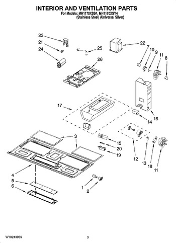 Diagram for MH1170XSS4