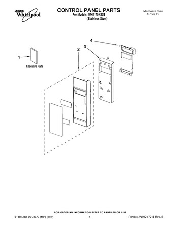 Diagram for MH1170XSS6