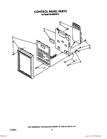 Diagram for MH6600XW0