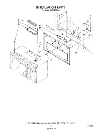 Diagram for MH6701XW0