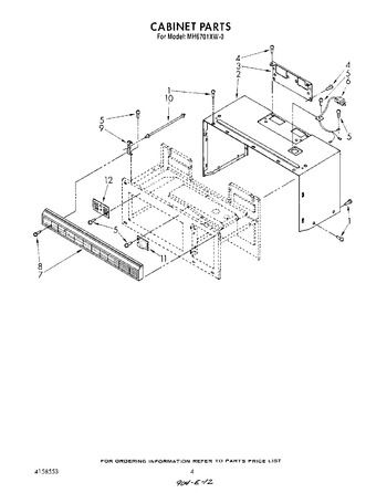 Diagram for MH6701XW0