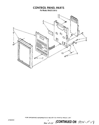 Diagram for MH6701XW0