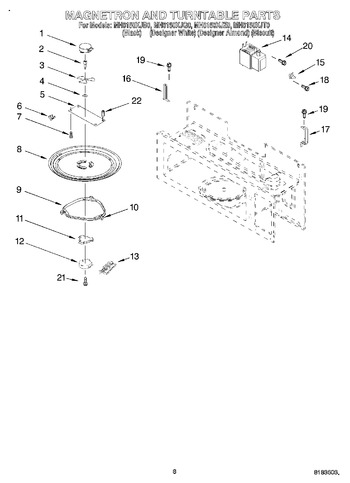 Diagram for MH8150XJB0