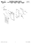 Diagram for 01 - Control Panel Parts