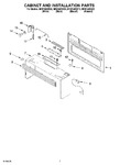 Diagram for 06 - Cabinet And Installation Parts