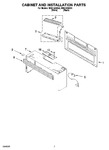 Diagram for 06 - Cabinet And Installation Parts