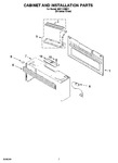 Diagram for 06 - Cabinet And Installation Parts