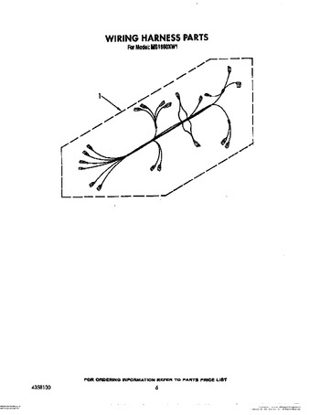 Diagram for MS1650XW1