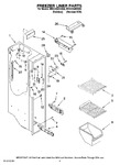 Diagram for 04 - Freezer Liner Parts