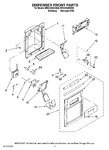 Diagram for 08 - Dispenser Front Parts