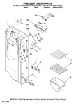 Diagram for 04 - Freezer Liner Parts