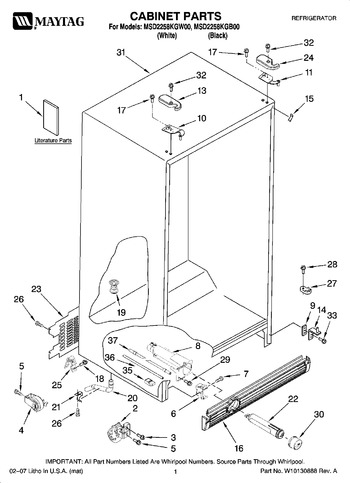 Diagram for MSD2258KGB00