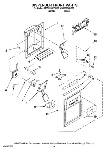 Diagram for MSD2258KGB00