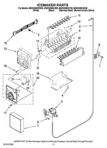 Diagram for MSD2269KEA00