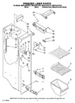 Diagram for 04 - Freezer Liner Parts