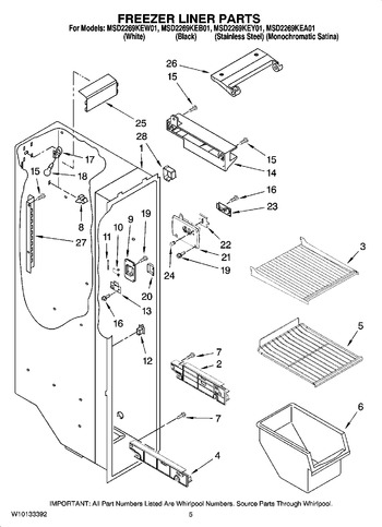 Diagram for MSD2269KEW01