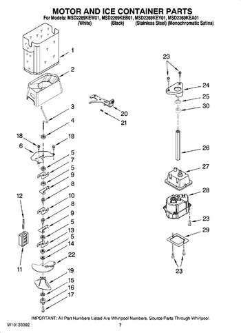 Diagram for MSD2269KEW01