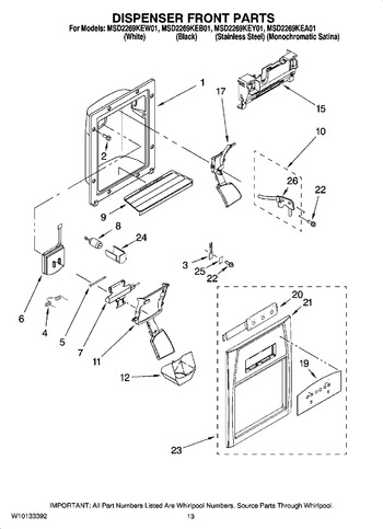 Diagram for MSD2269KEW01