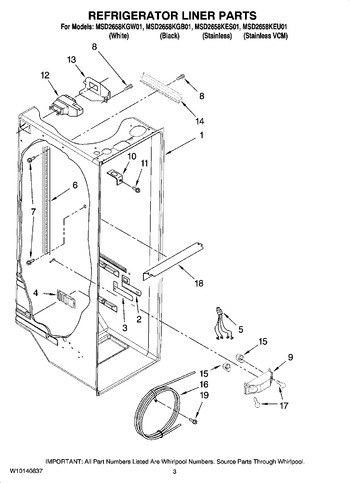 Diagram for MSD2658KGW01