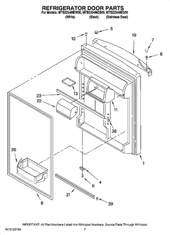 Diagram for MTB2254MEW00