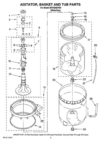 Diagram for MTW5900TW0